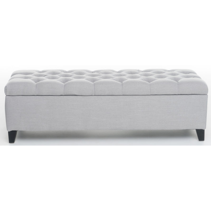 Red Barrel Studio® Amalfi Upholstered Flip Top Storage Bench & Reviews Wayfair